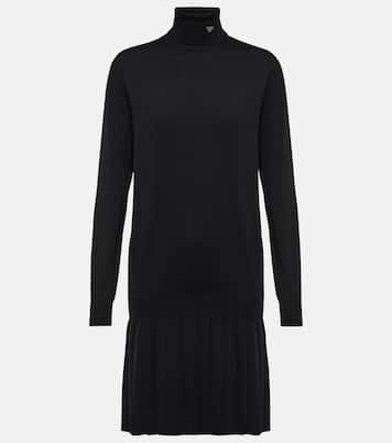 Robe midi en laine | Prada