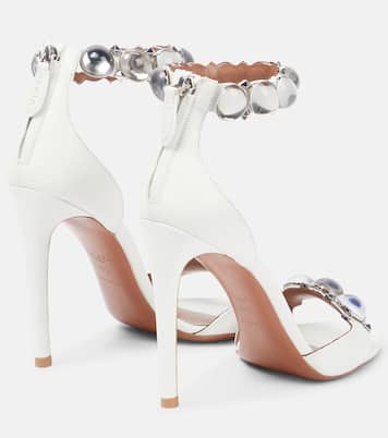 La Bombe 110 embellished leather sandals | Alaïa