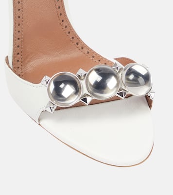 La Bombe 110 embellished leather sandals | Alaïa