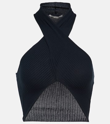 Top de punto acanalado cropped | Stella McCartney