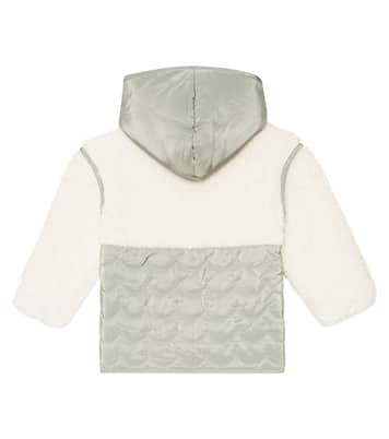 Chaqueta de pelo sintético con capucha | Chloé Kids