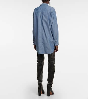 Robe chemise Bridget en chambray de coton | Isabel Marant
