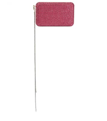 Clutch in suede con cristalli | Magda Butrym