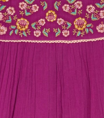 Besticktes Kleid Isatys aus Baumwolle | Louise Misha