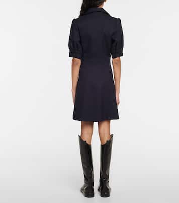 A-line cotton-blend minidress | See By Chloé