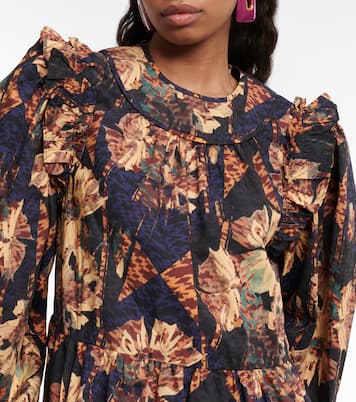 Rhea floral cotton poplin minidress | Ulla Johnson