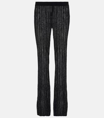 Giulio rIbbed-knit flared pants | Petar Petrov