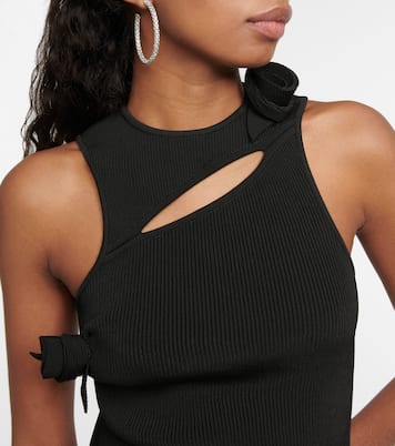 Appliquéd cutout minidress | Coperni