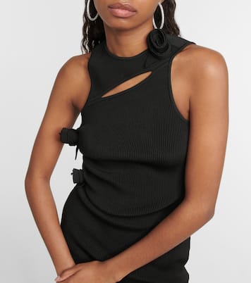 Appliquéd cutout minidress | Coperni