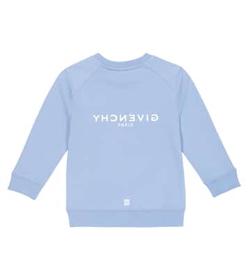 Sudadera en mezcla de algodón con logo | Givenchy Kids
