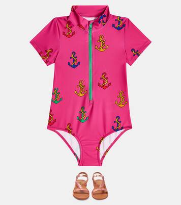 Printed rashguard swimsuit | Mini Rodini