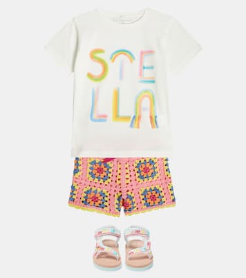 Logo cotton jersey T-shirt | Stella McCartney Kids
