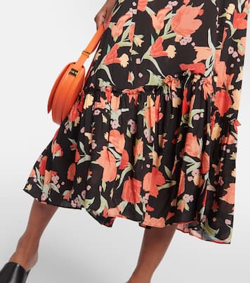 June square-neck midi dress | Rixo