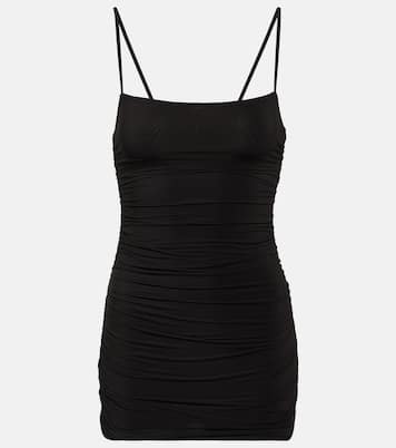 Ruched jersey minidress | Wardrobe.NYC