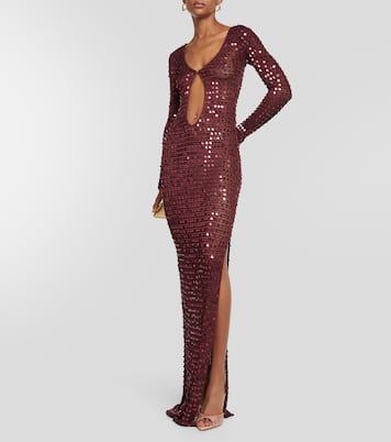 Chyha embellished cutout maxi dress | Aya Muse