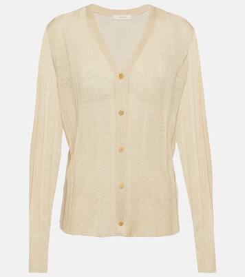 Dwin linen and silk cardigan  | The Row