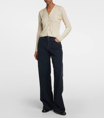 Dwin linen and silk cardigan  | The Row