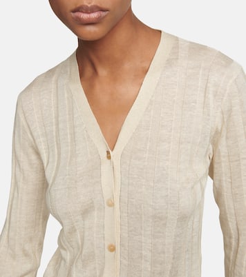 Dwin linen and silk cardigan  | The Row