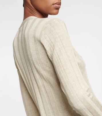 Dwin linen and silk cardigan  | The Row