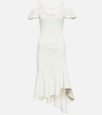Off-Shoulder-Midikleid | JW Anderson