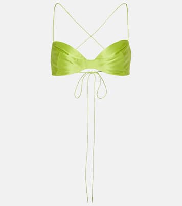 Brassière en satin de soie | The Sei
