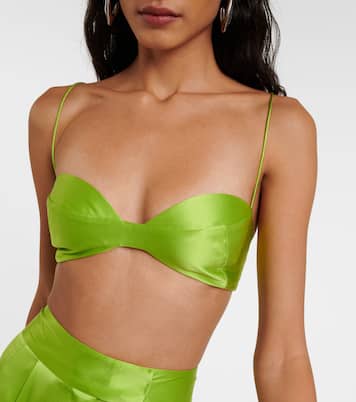 Brassière en satin de soie | The Sei