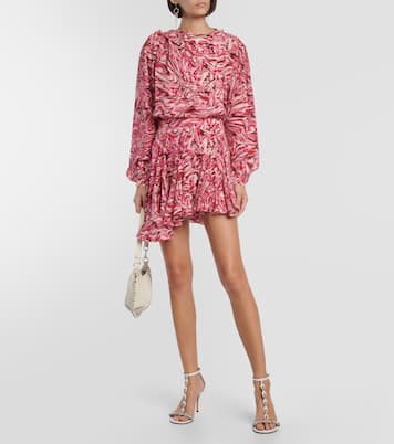 Blusa Tiphaine de seda estampada | Isabel Marant