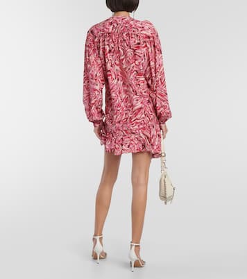 Blusa Tiphaine de seda estampada | Isabel Marant