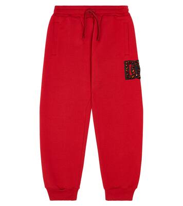 Verzierte Jogginghose aus Jersey | Dolce&Gabbana Kids