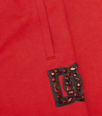 Verzierte Jogginghose aus Jersey | Dolce&Gabbana Kids