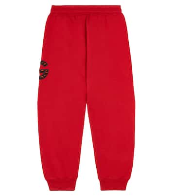 Verzierte Jogginghose aus Jersey | Dolce&Gabbana Kids