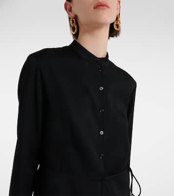 Hemdblusenkleid aus Schurwolle | Jil Sander