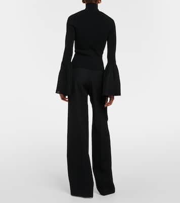 Ruffled turtleneck top | Altuzarra