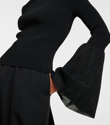Ruffled turtleneck top | Altuzarra