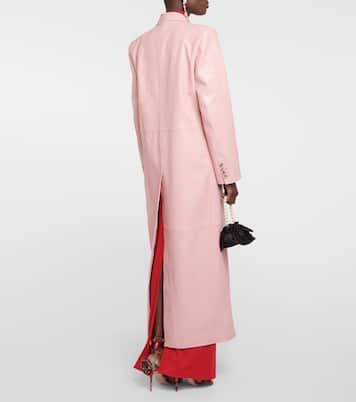 Double-breasted leather coat | Magda Butrym