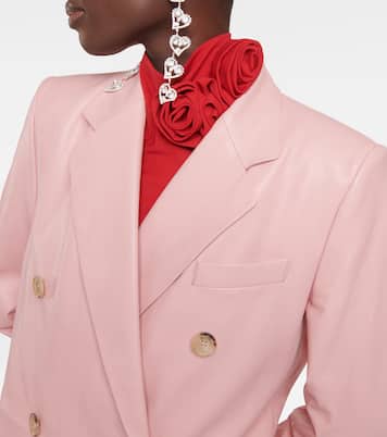Double-breasted leather coat | Magda Butrym