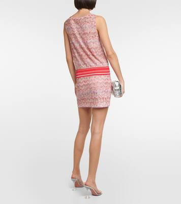 Tank top de punto metalizado en zigzag | Missoni