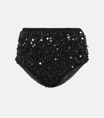 Culottes in seta con paillettes | Maison Margiela