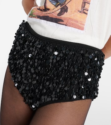 Culottes in seta con paillettes | Maison Margiela