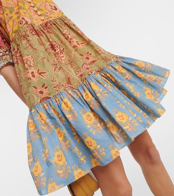Junie floral cotton minidress | Zimmermann