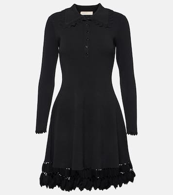 Cybil ruffled ribbed-knit minidress | Ulla Johnson