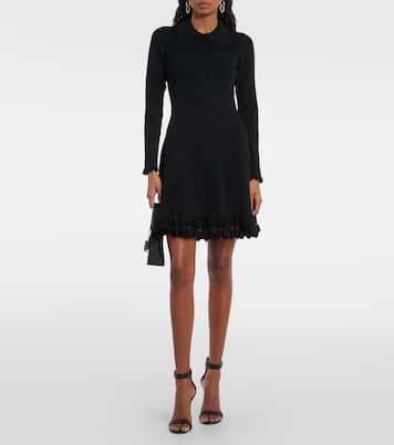 Cybil ruffled ribbed-knit minidress | Ulla Johnson