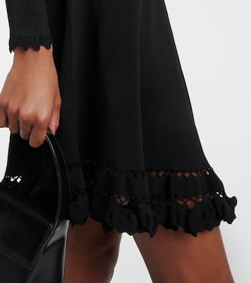 Cybil ruffled ribbed-knit minidress | Ulla Johnson