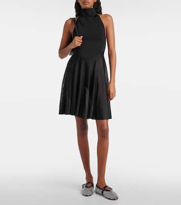 Ballerine in mesh con cristalli | Alaïa