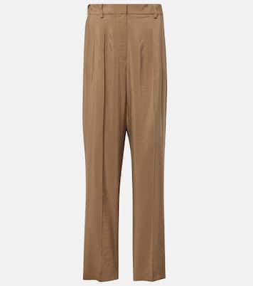 Pantaloni regular in twill di misto seta | Joseph