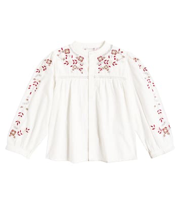 Top Fifi en coton brodé | Bonpoint