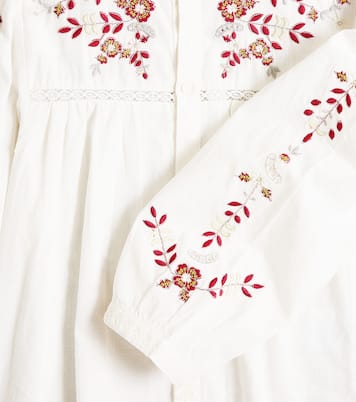 Top Fifi en coton brodé | Bonpoint