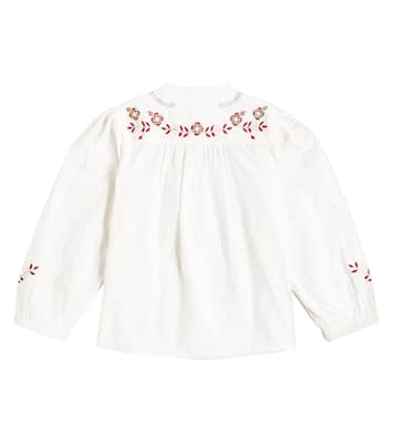 Top Fifi en coton brodé | Bonpoint