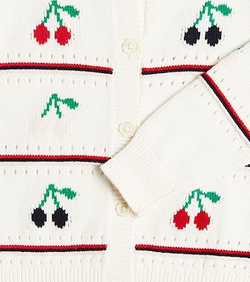 Cardigan Armel in cotone con intarsio | Bonpoint