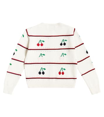 Cardigan Armel in cotone con intarsio | Bonpoint